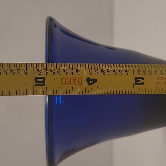 Set of 4 Handblown Cobalt Blue Glasses - Picture 13 of 16